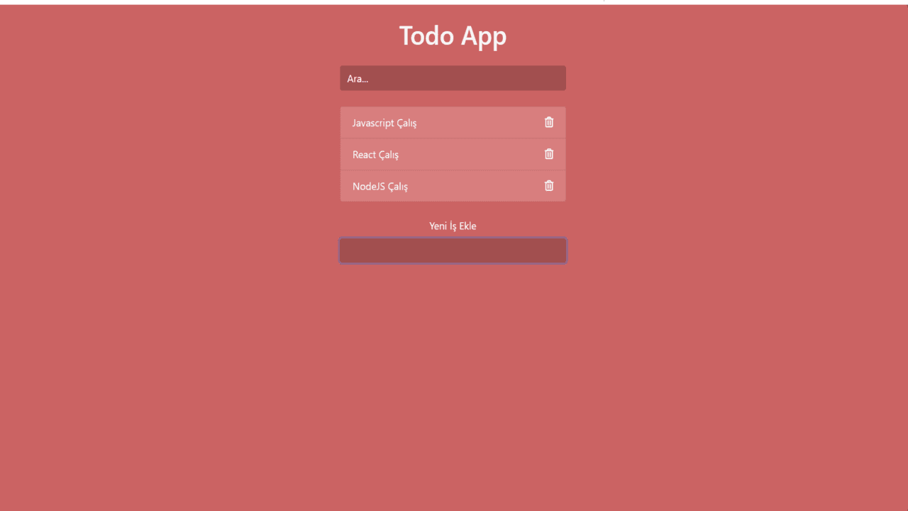 To Do List Project Image