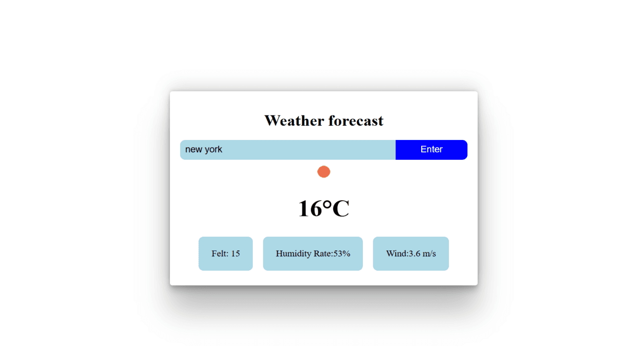 Weather App Project Image